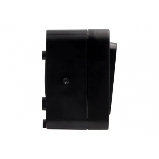 DETA IP66 20AX 2 GANG 2 WAY SWITCH WITH NEON - BLACK