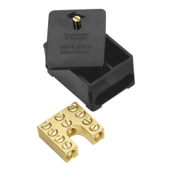 100A SINGLE POLE CONNECTOR BLOCK (SCOLMORE)