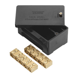 100A DOUBLE POLE CONNECTOR BLOCK (SOLMORE)