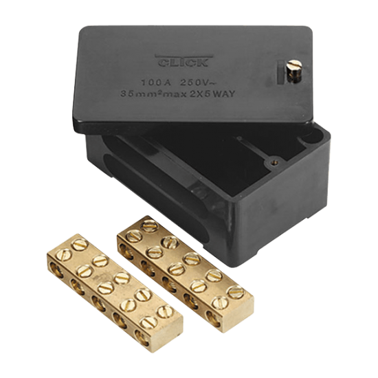 100A DOUBLE POLE CONNECTOR BLOCK (SOLMORE)