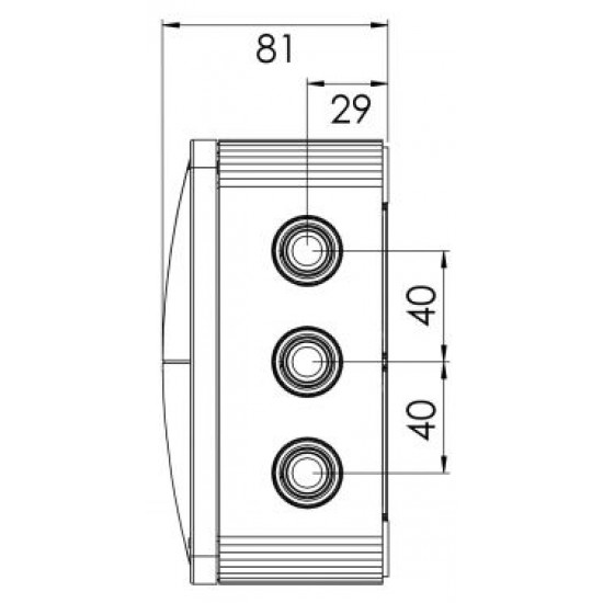 WISKA COMBI 1210 IP66 GREY JUNCTION BOX