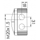 WISKA COMBI 308 IP66 BLACK JUNCTION BOX