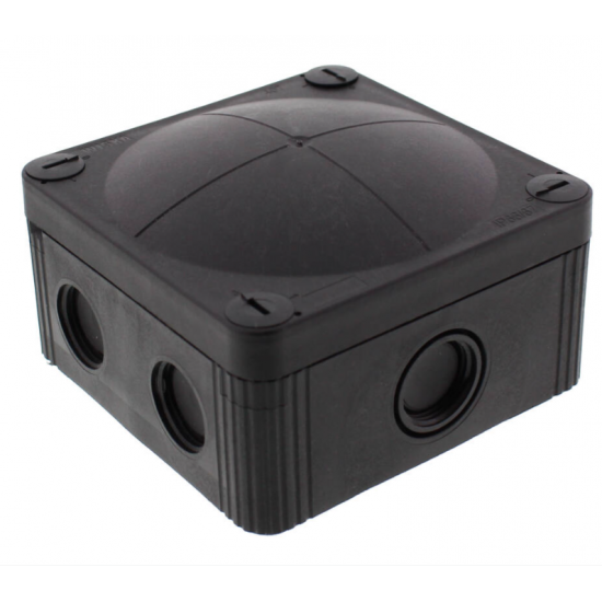 WISKA COMBI 407 IP66 BLACK JUNCTION BOX