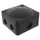 WISKA COMBI 407 IP66 BLACK JUNCTION BOX