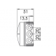 WISKA COMBI 108 IP66 BLACK JUNCTION BOX
