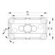 WISKA COMBI 206 IP66 BLACK JUNCTION BOX
