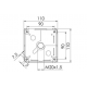 WISKA COMBI 607 IP66 BLACK JUNCTION BOX