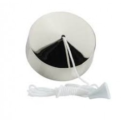 VARILIGHT 6A POLISHED CHROME CEILING LIGHT PULL SWITCH