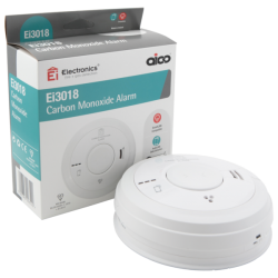 AICO Ei3018 CARBON MONOXIDE ALARM WITH 10 YEAR LITHIUM CELL BACK-UP