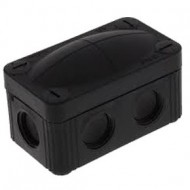 WISKA COMBI 206 IP66 BLACK JUNCTION BOX