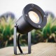 SAXBY OPAZ MV SPIKE FITTING IP65 7W GU10 BLACK (LAMP EXTRA)