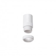 20MM ADAPTOR - MALE THREAD WITH LOCKRING WHITE