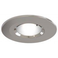 ANSELL EDGE 50W MAX GU10 IP65 SATIN CHROME DOWNLIGHT (LAMP EXTRA)