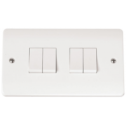 CLICK MODE 10AX 4 GANG 2 WAY SWITCH