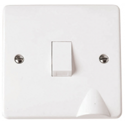 CLICK MODE 20A DP SWITCH C/W FLEX OUTLET