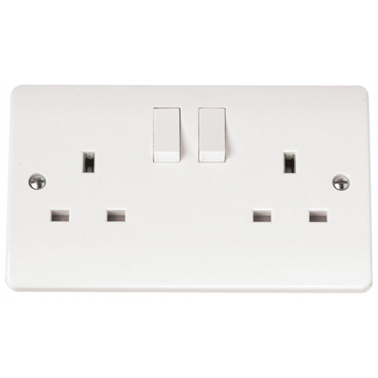 CLICK MODE 13A 2 GANG DP SWITCH SOCKET