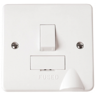 CLICK MODE 13A SWITCHED FUSED SPUR C/W FLEX OUTLET