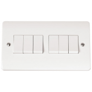 CLICK MODE 10A 6 GANG 2 WAY SWITCH