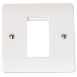 CLICK MODE 1 GANG SINGLE APERTURE MEDIA PLATE