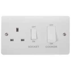 CLICK MODE 45A 2 GANG COOKER CONTROL UNIT