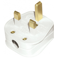 SCOLMORE 13A WHITE PLUG TOP
