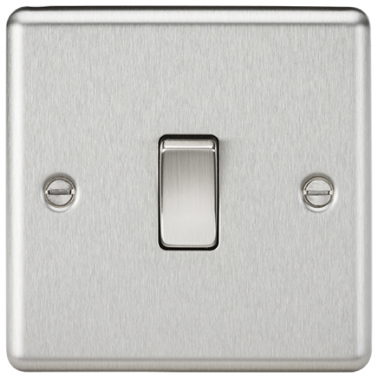 ML BRUSHED CHROME 1 GANG INTERMEDIATE SWITCH
