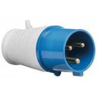 32A 2 PIN & EARTH PLUG 240 VOLT BLUE