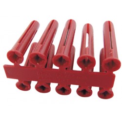 RED FIXING PLUG (BOX OF 100)