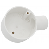 20MM TERMINAL / END BOX - WHITE