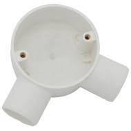 20MM ANGLE BOX - WHITE