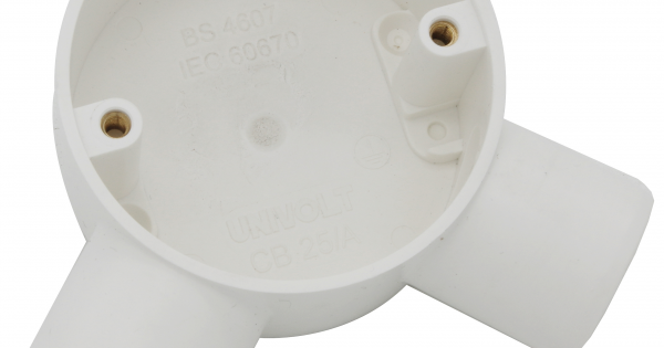 20MM ANGLE BOX - WHITE