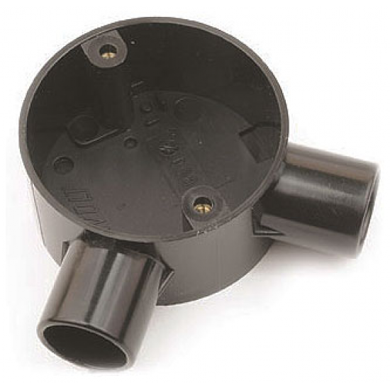 25MM ANGLE BOX - BLACK