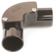 20MM INSPECTION ELBOW - BLACK
