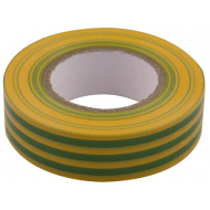 33M X 19MM GREEN/YELLOW PVC TAPE