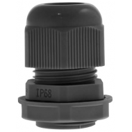 UNICRIMP 25MM BLACK NYLON TRS GLAND 13-18MM HOLE IP68 **SOLD PER 1 GLAND**