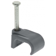 UNICRIMP 1.0MM-1.5MM GREY FLAT T&E CLIPS (BOX 100)