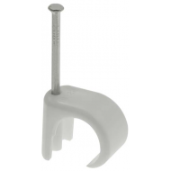 UNICRIMP WHITE 3MM-5MM ROUND CLIPS (BOX 100)