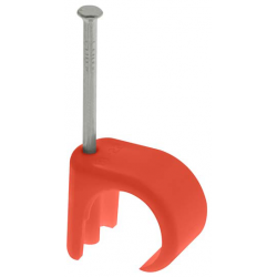 UNICRIMP RED 7MM-10MM ROUND CLIPS (BOX 100)
