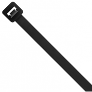 UNICRIMP 160MM X 4.8MM BLACK CABLE TIES (100 PACK)