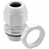 UNICRIMP 20MM WHITE NYLON TRS GLAND 8MM-12MM HOLE IP68 **PACK OF 10**