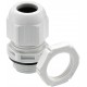 UNICRIMP 20MM WHITE NYLON TRS GLAND 8MM-12MM HOLE IP68 **PACK OF 10**