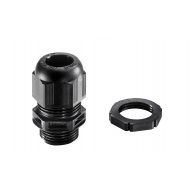 UNICRIMP 20MM BLACK NYLON TRS GLAND 8MM-12MM HOLE IP68 **PACK OF 10**