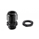 UNICRIMP 20MM BLACK NYLON TRS GLAND 8MM-12MM HOLE IP68 **PACK OF 10**