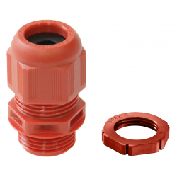 20MM RED NYLON TRS GLAND 7.5MM-14MM HOLE IP68 **SOLD PER 1 GLAND**